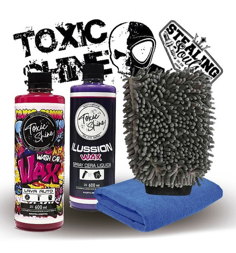Toxic Shine | Kit Combo Lavado | Básico #52 | Shampoo + Cera