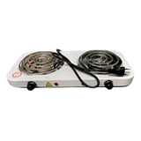 Fogão Fogareiro Elétrico 2 Bocas Branco Cooktop 110v 2000w