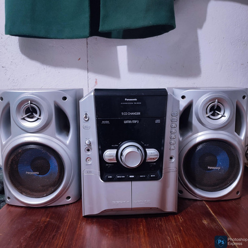 Panasonic Minicomponente Sa-ak240 Cassetex2 Cdx5 Mic Auxilia