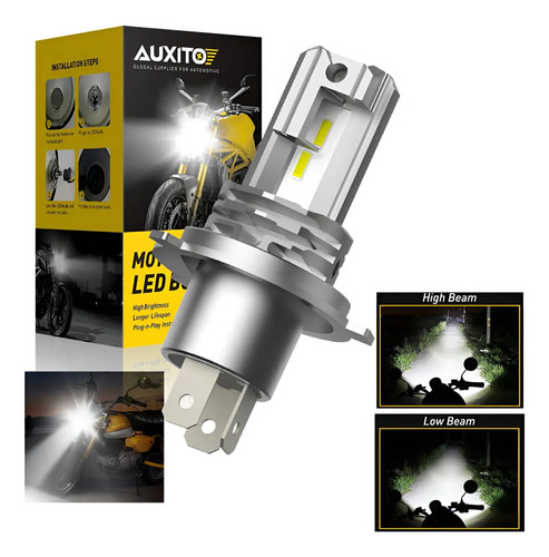 Focos Led H4 Moto Led 9003 Hb2 Auxito 6000k 22w Canbus | Meses sin interés