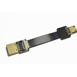 Cable Hdmi - Cable Hdmi Fpv Corto Delgado Y Plano Hdmi Mini 