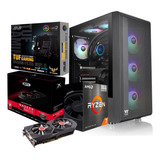 Torre Gamer Amd Ryzen 7 5700x Ddr4 32gb Ssd 1tb Rx 580 8gb