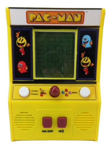 Mini Fliperama Pac Man, Retrô, Com Tela De Lcd