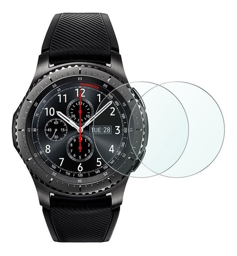 Combo 2 Micas De Cristal Templado Para Samsung Gear S3