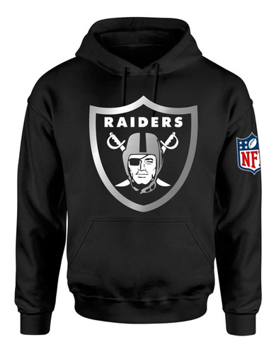 Sudadera Estilo Raiders, Unisex Con Capucha Clasico