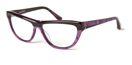 Armazón Lentes Infinit Lupe Negro Brillo Violeta