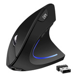 Mtazeg Mouse Vertical Inalámbrico Mouse Ergonómico Recargabl