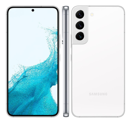Smartphone Samsung Galaxy S22 128gb Branco 5g Usado C Marcas
