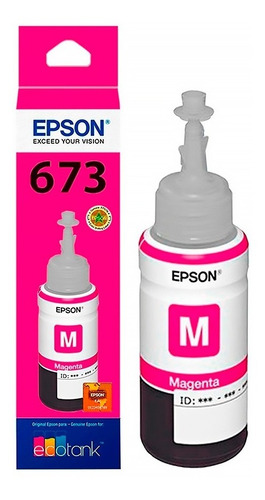 Tinta Epson 673 Botella Original L805 L810 L850 L1800 70ml