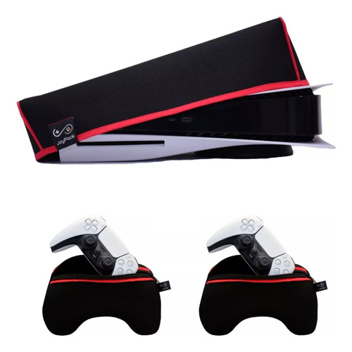 Kit 1 Funda Consola Horizontal Ps5/play5 + 2 Fundas Joystick