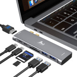 Adaptador Usb C Hub Para Macbook Pro 2020, Multipuerto Macbo