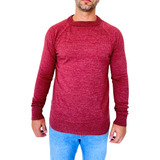 Blusa Basica Masculina Tricot Inverno Sueter Lã Manga Longa 