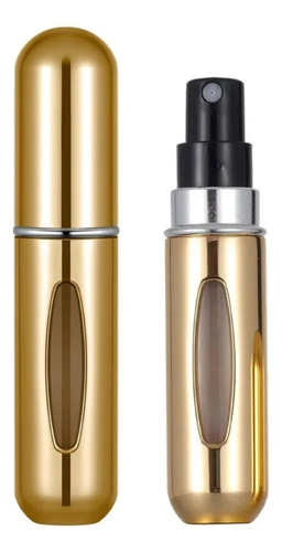 2 Mini Botellas Recargable Perfume Atomizador Spray Aluminio
