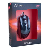 Mouse Gamer St405 Noga 6 Botones 3200dpi Selector Colores Color Negro