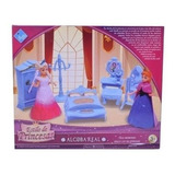 Muñeca Princesas Con Muebles El Duende Azul 