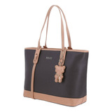 Tote Cafe Madison By Chenson Original Bolso Gorett Grande 