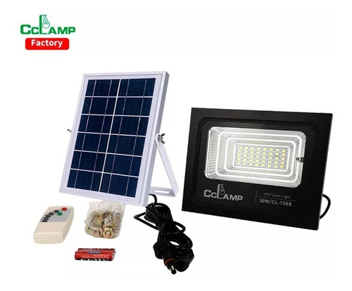 Reflector Panel Solar Cclamp 50w Led Ip67 Exterior Control