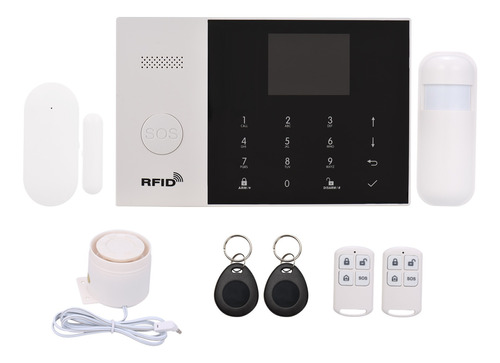 Sistema De Alarma Tuya D/seguridad Inteligente P/casa 433mhz