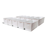 Organizador Rectangular Calado Plastico X10 U Colombraro