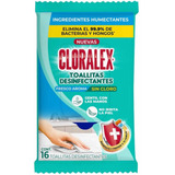 Cloralex Toallitas Desinfectantes, Color, 71 Gramos 16 Pieza
