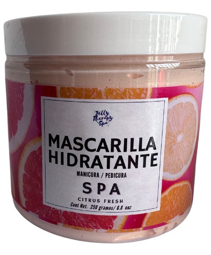 Mascarilla Blanqueadora Humectante Citricos 250g Pedicura 