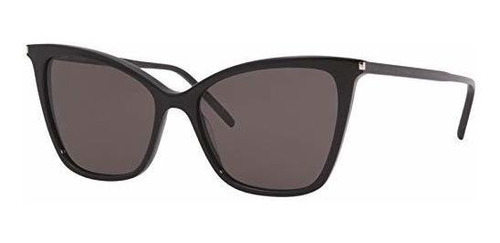 Lentes De Sol - Saint Laurent Sl 384 Negro - Gris 55-16-145 