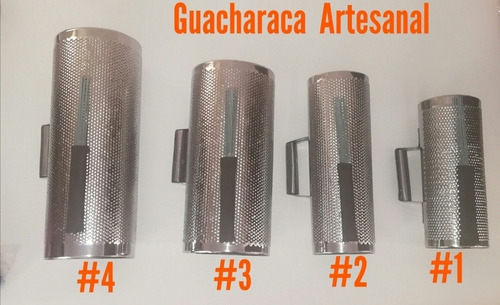 Guacharaca Artesanal 4 Tamaños Excelente Calidad Estuche 