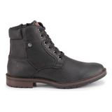 Bota Coturno Casual Masculino Urbano Sintético Com Zíper