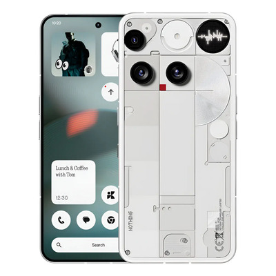 Nothing Phone (3) 16gb Ram 512gb Rom Teléfono 5g Smartphone Snapdragon 8s Gen 4 Pantalla 6.67'' 120hz 4500nits 50mp Triples Cámaras Ip68 Esim Nfc Color Blanco | Meses sin interés