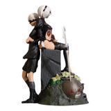 Diorama Nier Automata - 2b & 9s Impresión 3d - Flusha Store