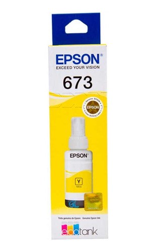 Tinta Epson T673420 Original Amarillo L805 L850 L1800 70ml