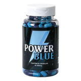 Power Blue - Estimulante Masculino Pote 60 Cápsulas 500mg