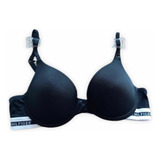 Brasier Tommy Hilfiger Original Talla 34b Color Negro Pushup