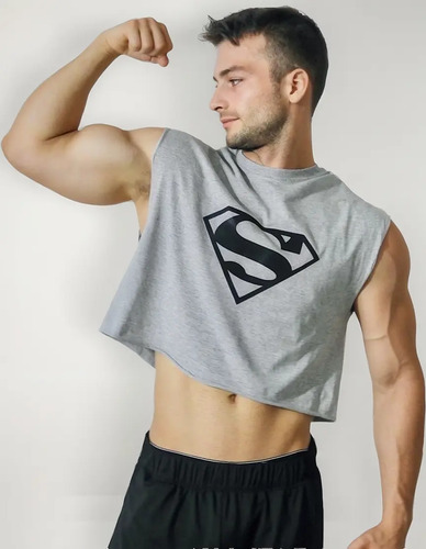 Camisa Fitness Crop Top Hombre  | MercadoLibre