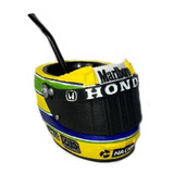 Mate Casco De Ayrton Senna - Impresión 3d