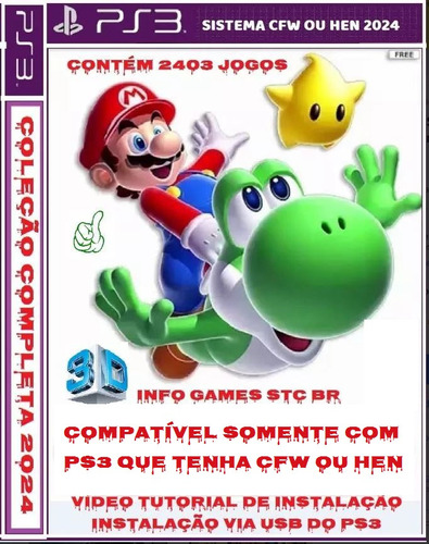 Jogos De Super Nintendo Para Ps3 Instalação Via Usb