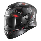 Capacete Para Moto  Integral Shark  Skwal 2  Black, Anthracite E Red Venger Mat Tamanho P 