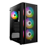 Gabinete Gamer Gamdias Aura Gc2 Atx 4 Fan Cristal Templado