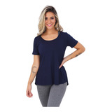 Kit 3 Camiseta Blusa Tapa Bum Bum Em Viscolycra Moda Fitness