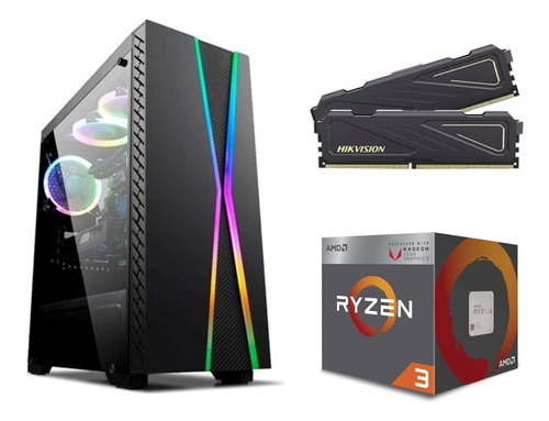 Pc Gamer Ryzen 3 2200g/tarjeta Grafica Gtx 1650/16gb Ram/ssd