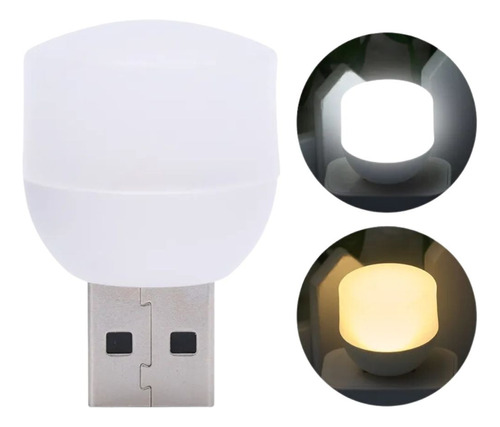 6 Mini Luz Usb Super Brillante - Mini Lamp Ampolleta Usb Led