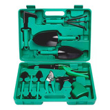 Set Herramientas Kit Jardineria Jardin 10 Pzas Huerta Valija