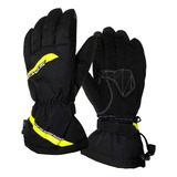 Guantes Largos Impermeables Abrigo Scoyco Invierno Amarillo