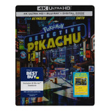 Pokemon Detective Pikachu Steelbook Pelicula 4k Ultra Hd
