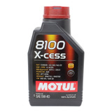 Aceite Motul Sintetico 8100 X-cess 5w40 1lt