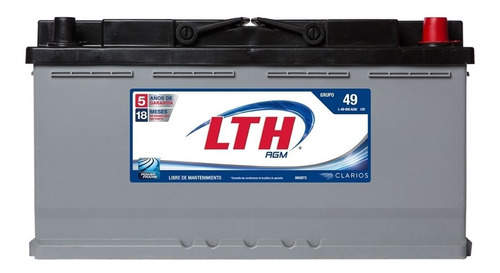 Bateria Lth Agm Audi R8 2017 - L-49-900