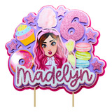 Cake Topper Mis Pastelitos 3d Topper Pastel Personalizable