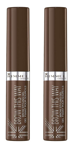 Rimmel Brow This Way - Gel Para Cejas Con Aceite De Argan, 