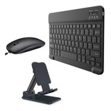 Kit Teclado Inalámbrico Bluetooth Ratón + Soporte