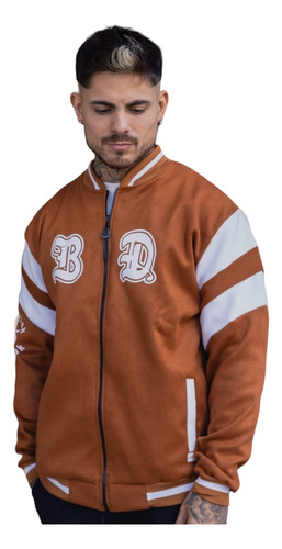 Campera De Paño De Hombre Tipo Universitaria